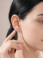 ModaMetal Ear Stud Combo Silver