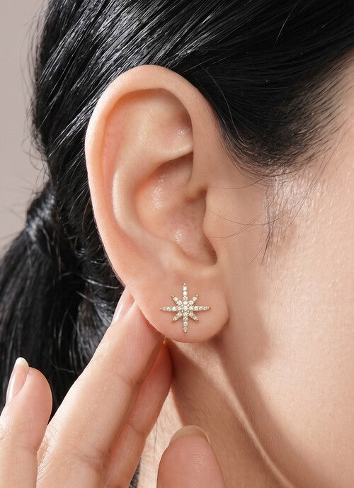 SunlitSoul Ear Stud Single Gold