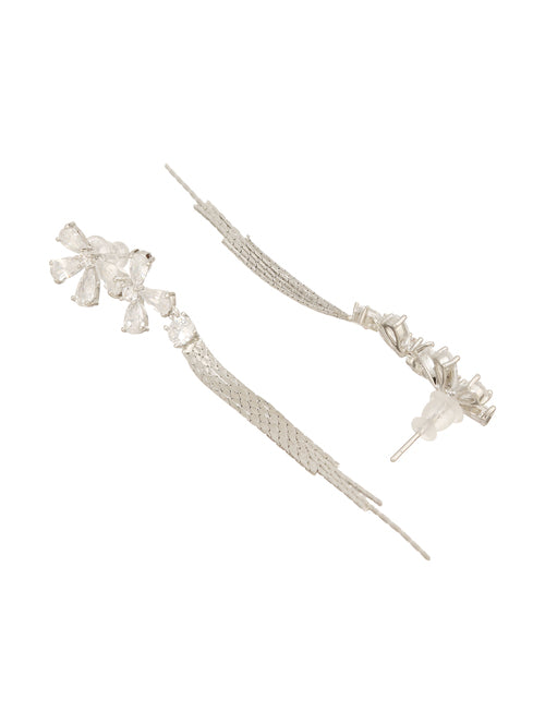 BloomHalo Ear Drop Silver