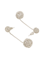 TrendAura Ear Drop Silver