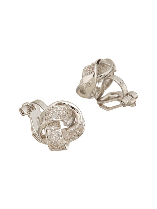 StarlitGlow Ear Stud Single Silver
