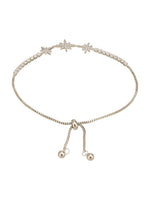 RosyRadiance Chain Bracelet Silver
