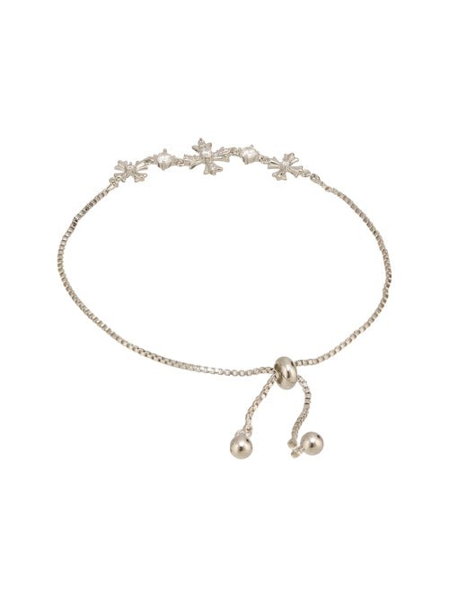 DaisyDazzle Chain Bracelet Silver