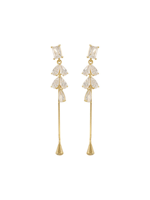 PetalGleam Ear Drop Gold