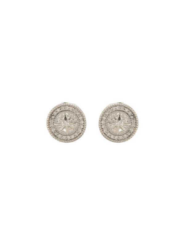 HaloBeam Ear Stud Combo Silver