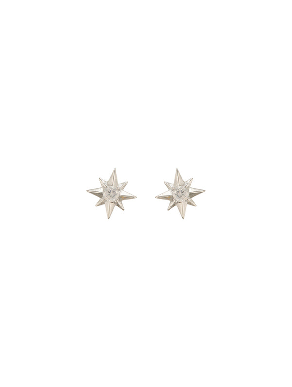 HaloBeam Ear Stud Combo Silver